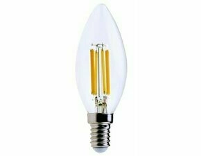 LED žárovka filament RABALUX 1299 Filament LED E14 C37 6W 850lm 4000K