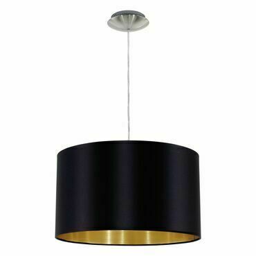 Závěsné svítidlo MASERLO matný nikl O380 mm 1X60W EGLO