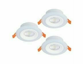 EGLO SET 3XLED-EINBAUSPOT O98 WEISS