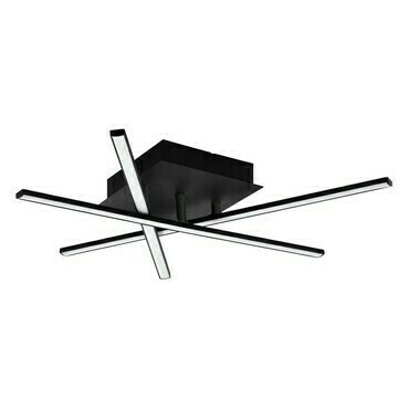 Svítidlo stropní EGLO LED-DL 3 SCHWARZ LASANA 3