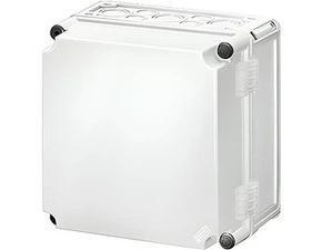 HEN Mi 9211 Prázdná rozvodnice s neprůhledným víkem na pantech, IP 65, vnější rozměry (š-v-h) 300x30