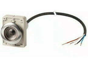 EATON 186061 C30C-FDR-X-K10-P62 Kompaktní zapuštěné tlačítko s kabelem 1m a volným koncem, s aretací