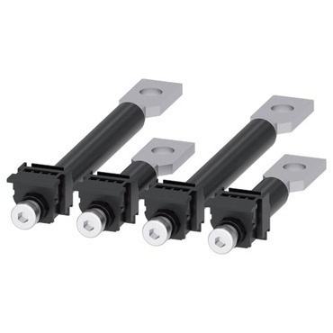 Připojovací sada 3VA9114-0QE00 3VA9114-0QE00, zadní přívody - ploché, Cu/Al pasy / kabelová oka /