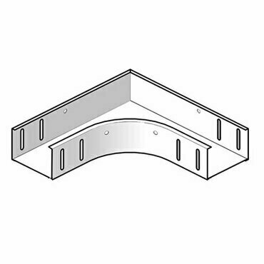 HLS HL B90.60.150 Horizontální ohyb 90° pro žlab HL KBSI60mm, šířka 150mm, pozinkováno metodou Sendz