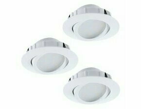 Svítidlo zapuštěné EGLO SET 3XLED-EINBAUSPOT O84 WEISS PINEDA