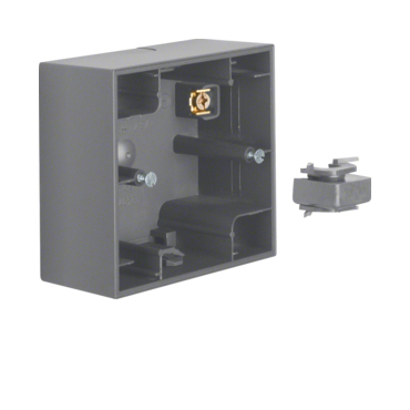 HAG 10417006 Krabice, 1-násobná na omítku, Berker K.1, antracit, mat