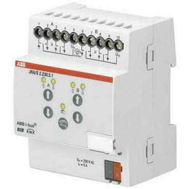 Akční člen řadový žaluziový ABB KNX 2CDG110124R0011, 2nás., 230 V AC, det.poh.; JRA/S2.230.5.1