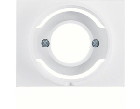 HAG 11677009 Centrální díl pro světelnou signálku E14, Berker K.1, bílá, lesk