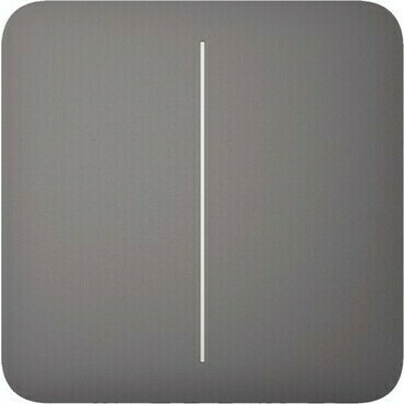 AJAX AJAX46017 AJAX SoloButton (2-gang) - Samostatné dvou tlačítko pro LightSwitch, šedá