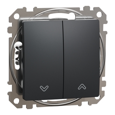 SCHN SDD114104 Sedna D/E - Spínač žaluzií, Antracit