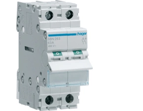 HAG SBN263 Vypínač 2 pól. 63A