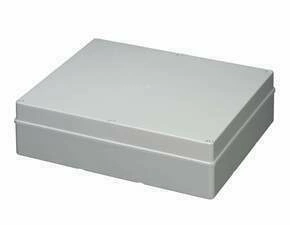 MALPRO S-BOX 816M Krabice S-BOX 816, 460 x 380 x 120 mm, IP56 šedá, plastové šrouby, 650°C
