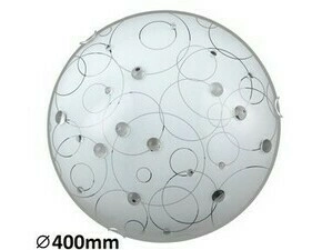 Stropní svítidlo Jolly bílá vzorovaná E27 2×60W RABALUX 1862