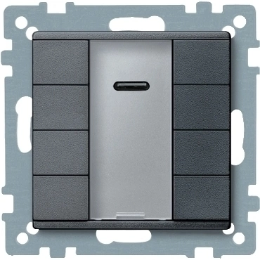 SCHN MTN627914 KNX tlač. panel 4-násobný plus + IČ přijímač, Antracit, System M RP 0,08kč/ks