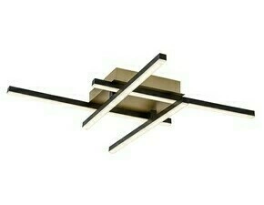 Stropní svítidlo Demir černá/zlatá LED 24W RABALUX 71398