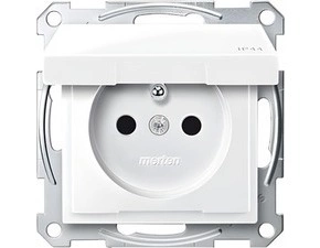 SCHN MTN2514-0325 Merten - Zásuvka 2P+E, 250V/16A, bezšroubová, s víčkem, IP44, System M, Active