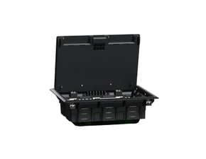 SCHN INS52124 Unica System+ - Podlahová krabice L plastová 8 modulů 45x45