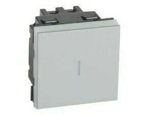 Přepínač křížový č.7 LEG 079221L Mosaic EASYLED 2M hliník