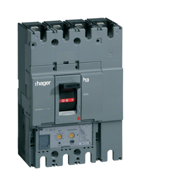 HAG HEW401JR Kompaktní jistič h3+ P630 LSI 70 kA, 4-pólový, In 400 A