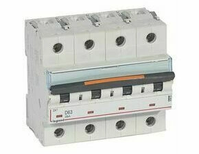 Jistič čtyřpolový LEGRAND 409852 DX3 4P D63 25KA