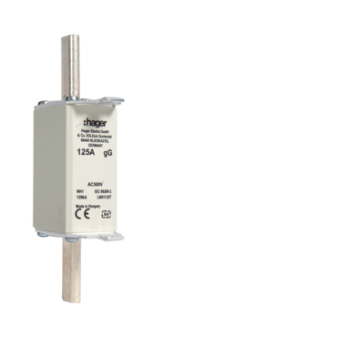 HAG LNH1125M Pojistka nožová NH1C gG 500V 125A dvojitá signalizace