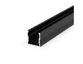 LED profil přisazený GREENLUX AL-PROFIL (E3) B 2m, černá