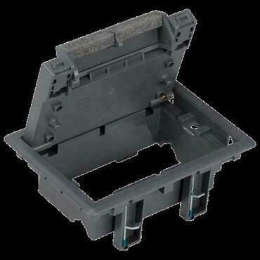 Víko revizní SIMON S100/1, Simon SF, montážní rozměr 170 x 115 mm, šedá