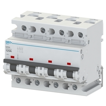 OEZ:44305 MSN-125-4 Vypínač In 125 A, Ue AC 230/400 V, 4pól