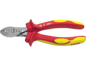 NG NK 597 520  Kleště štípací stranové s odizolováním délka - 160mm, VDE izolace 1000V