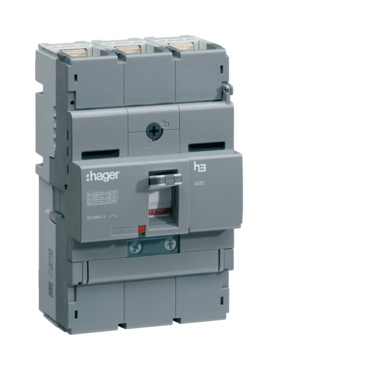 HAG HNT100DR Kompaktní jistič h3+ P250 TM 40 kA, 3-pólový, In 100 A