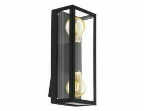 Svítidlo venkovní EGLO AL-WL 2 E27 SCHWARZ KLAR ALAMONTE 1, nástěnné