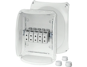 HEN DK 3535 G Krabcová rozvodka pro vnitřní a venkovní chráněné instalace IP 55/IP 66, se svorkovnic