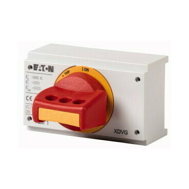 EATON 285280 NZM2-XDVGR Ovládací rukojeť červeno/žlutá, uzamykatelná, NZM2