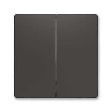 Kryt dělený ABB Zoni 6221T-A01010 237, matná černá, pro smart switch