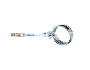 Objímka 1" s vrutem a hmoždinkou bez tl.vl., pozink