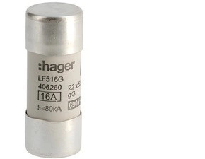 HAG LF516G Pojistka válcová, velikost 22x58, 16A gG, 690V AC