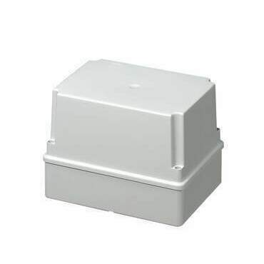 MALPRO S-BOX 416HM Krabice S-BOX 416H, 190 x 140 x 140 mm, IP56 šedá, vysoká, kovové šrouby, 650°C