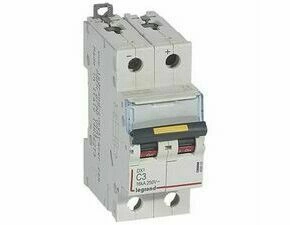 Jistič dvoupolový LEGRAND 409563 DX3 DC 2P C3 16KA