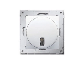 Zvonek elektronický SIMON 54 DDS1.01/11, (přístroj s krytem), 230 V~, bílá