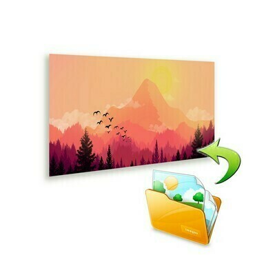 FENIX 5437496 Ecosun 600 GS s potiskem Bezrámový skleněný panel 600 W s potiskem