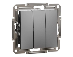 SCHN EPH2100171 Trojnásobný spínač ř.1+1+1 antracit