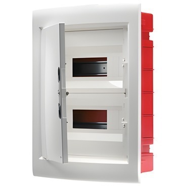 Rozvaděč zapuštěný GEWISS GW40886BS, 24m (12x2) ip40, bílá, 1ks svorkovnice n/pe