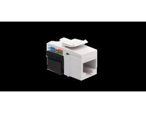 Konektor datové zásuvky SIMON CJ545U, RJ45 kat. 5e, nestíněný (UTP), značka Simon Connectivity, bílá