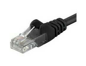 TELEX KRP-sputp002C PremiumCord Patch kabel UTP RJ45-RJ45 level 5e 0.25m černá