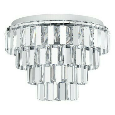 Svítidlo stropní EGLO DL 7 E14 CHROM KRISTALL ERSEKA
