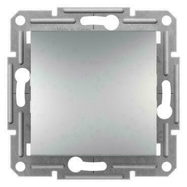 SCHN EPH0500161 Asfora - Přepínač křížový řazení 7, bezšroubový, alu