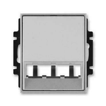 Kryt pro šikmé osvětlení ABB Time 5014E-A00400 08, titanová, s LED nebo Panduit Mini-Com