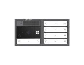DV SYSTEM: 3 až 10 tlačítek (dělené jm.) + KAMERA + BOD Lite: čtečka RFID čipů MIFARE 13,56MHz (1M+1