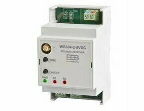 ELB 3401 WS304-2-5VDC Přijímač na DIN lištu Un-5VDC10ti kanálový
