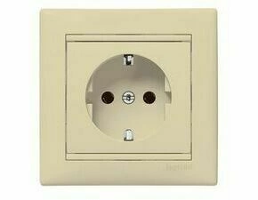 LEG 774322 VA BÉŽ. ZÁSUVKA 2P+T SCHUKO KL